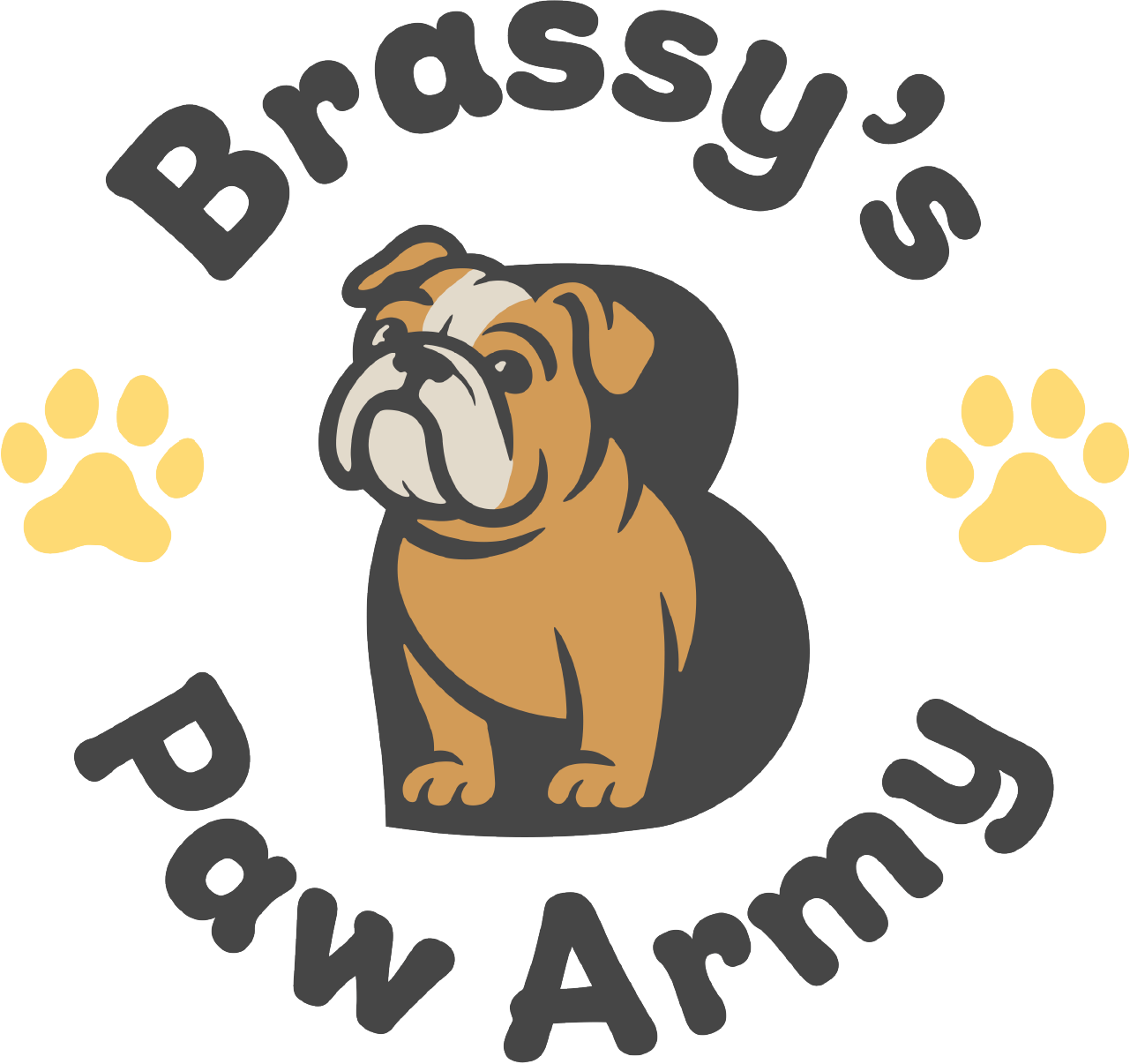 Brassy's Paw Army logo