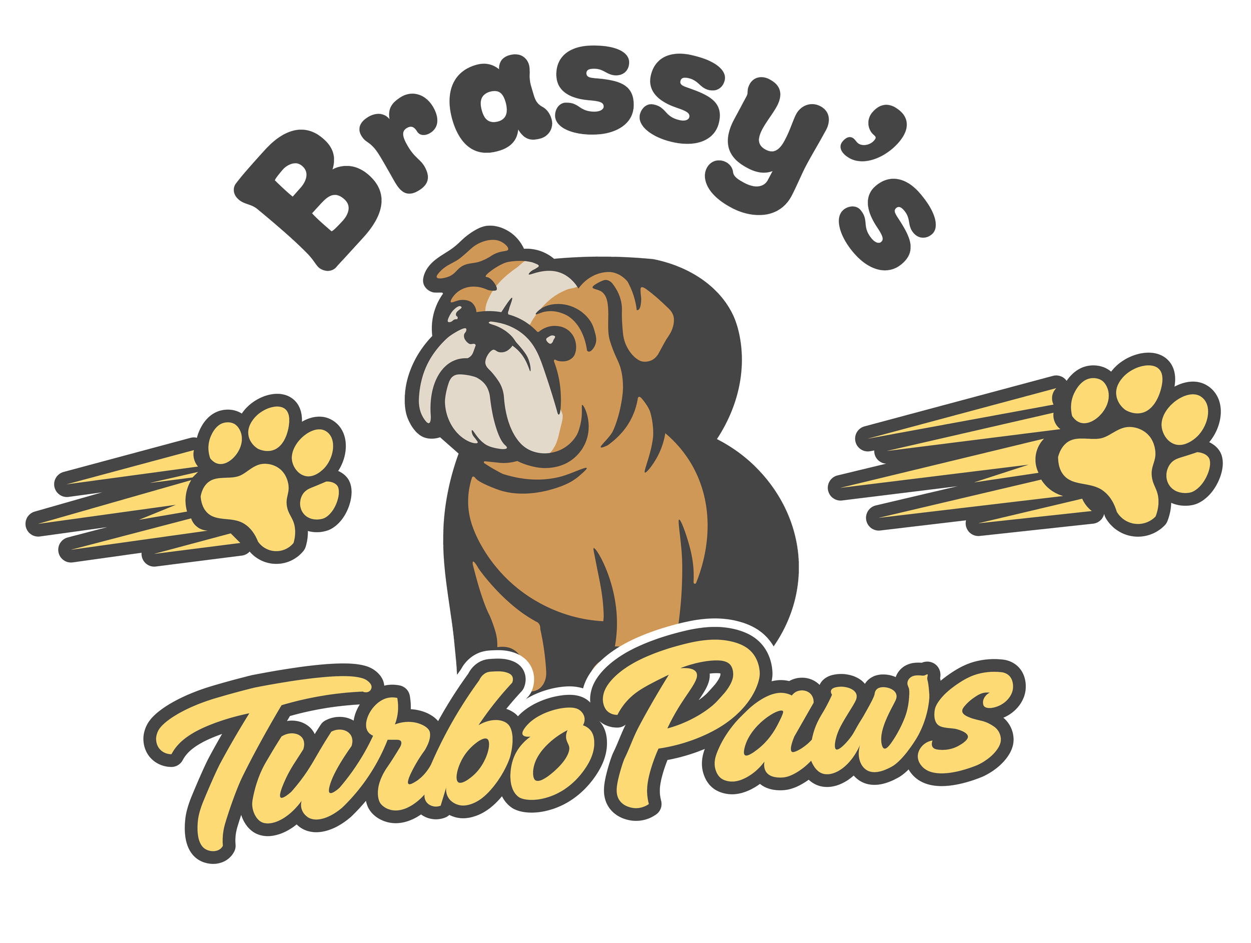 Brassy's Turbo Paws logo